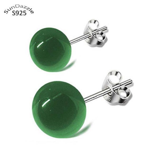 stud real pure genuine solid 925 sterling silver earrings for men women jewelry green chrysoprase calcedony female, Golden;silver
stud real pure genuine solid 925 sterling silver earrings for men women jewelry green chrysoprase calcedony female, Golden;silver