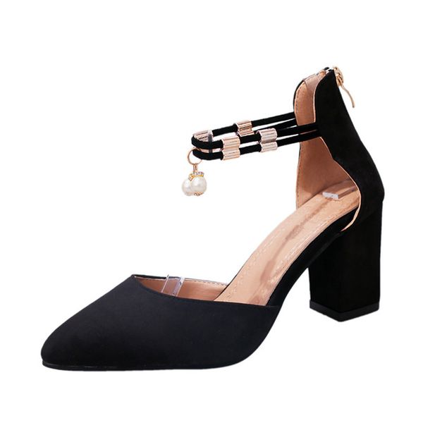 summer square high heels flock pointed sandals female summer sandalias shoes mujer zapatos mujer pumps 2021 femeninas, Black
summer square high heels flock pointed sandals female summer sandalias shoes mujer zapatos mujer pumps 2021 femeninas, Black
