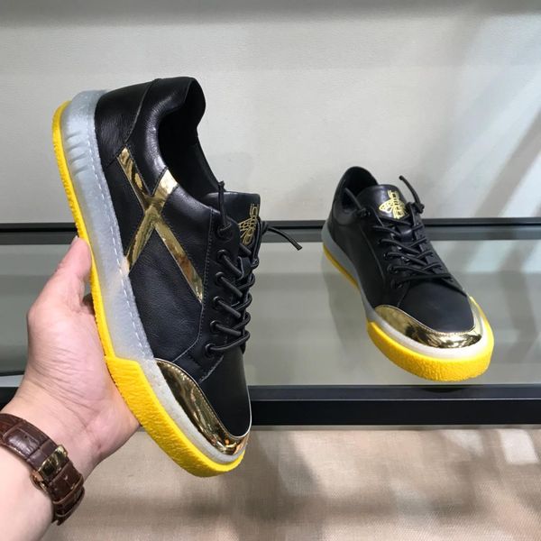 2019t new leather men's shoes street fashion casual shoes white shoes british men original box packaging 38-44, Black
2019t new leather men's shoes street fashion casual shoes white shoes british men original box packaging 38-44, Black