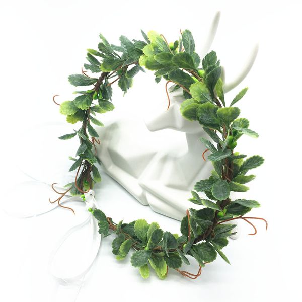 green leaf wreath crowns headband women hair accessories headdress girl floral garlands wedding party floral headwear, Slivery;white
green leaf wreath crowns headband women hair accessories headdress girl floral garlands wedding party floral headwear, Slivery;white
