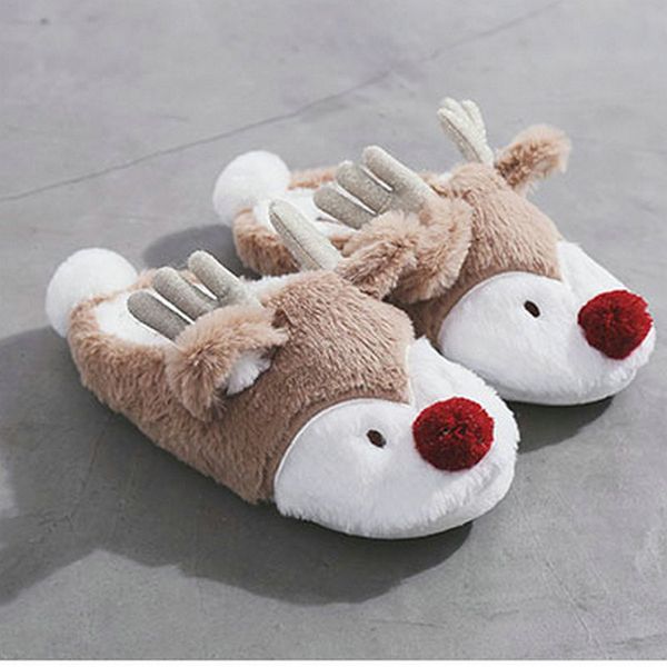 new winter anti-skid rubber base christmas deer keep warm lover cotton indoor slippers bag and home slippers shoes, Black
new winter anti-skid rubber base christmas deer keep warm lover cotton indoor slippers bag and home slippers shoes, Black