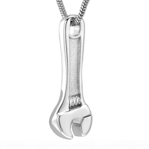 wrench hammer tool cremation jewelry for ashes pendant urns stainless steel memorial necklace for men women, Silver
wrench hammer tool cremation jewelry for ashes pendant urns stainless steel memorial necklace for men women, Silver