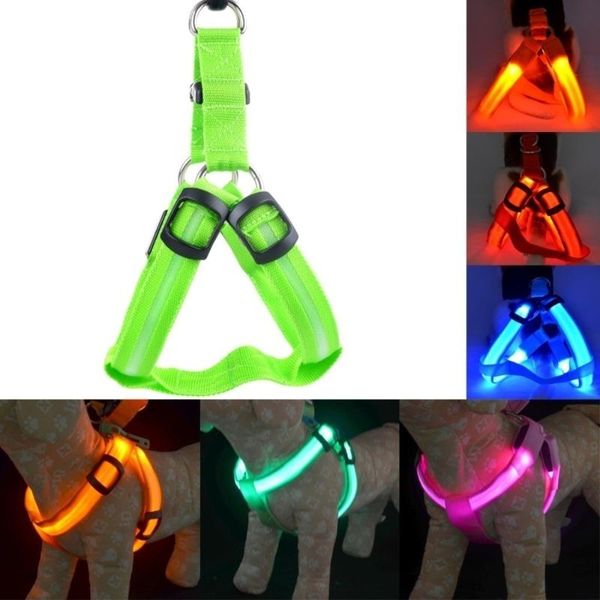 pet supplies pet harness vest led flashing light nylon dog harnesses collar safety night adjustable dog traction belt
pet supplies pet harness vest led flashing light nylon dog harnesses collar safety night adjustable dog traction belt