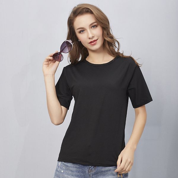ins summer o-neck cotton new t-shirt fashion women's plus size women's girls loose short sleeves solid white black color
ins summer o-neck cotton new t-shirt fashion women's plus size women's girls loose short sleeves solid white black color