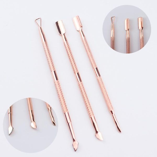 nail art kits 3pcs rose gold cuticle pusher remover stainless steel home beauty salon manicure tools kit
nail art kits 3pcs rose gold cuticle pusher remover stainless steel home beauty salon manicure tools kit