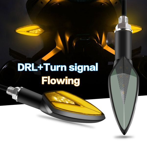 1 pair motorcycle led turn signals light flowing water drl daytime running lights tail indicator lamp bicolor
1 pair motorcycle led turn signals light flowing water drl daytime running lights tail indicator lamp bicolor