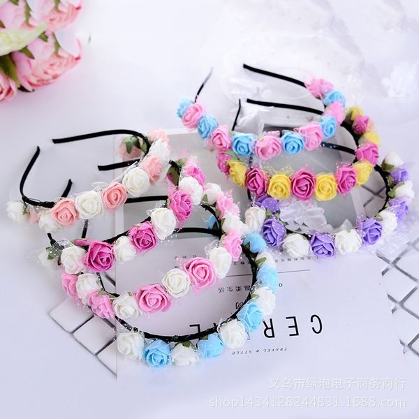 2020 rose lace children's wedding hair accessories girls hair band flower girl wreath bridesmaid bridal tiara headband, Slivery;white
2020 rose lace children's wedding hair accessories girls hair band flower girl wreath bridesmaid bridal tiara headband, Slivery;white