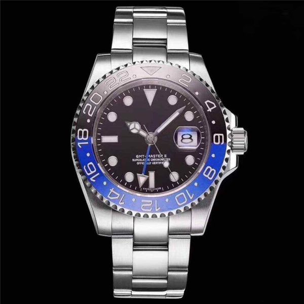 2020 gmt most popular christmas gift, luxury 3a automatic gmt luxury watch stainless steel black dial men's mechanical watch, Slivery;brown
2020 gmt most popular christmas gift, luxury 3a automatic gmt luxury watch stainless steel black dial men's mechanical watch, Slivery;brown
