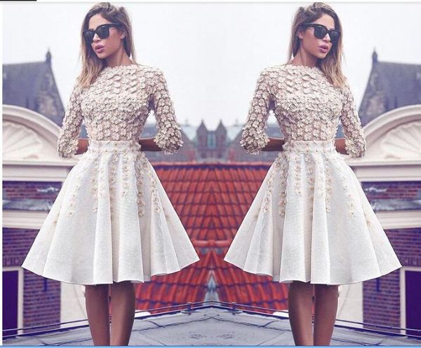 white handmade flowers a line 2020 satin homecoming dresses 3d floral applique jewel neck formal cocktail party dresses prom dresses short, Red
white handmade flowers a line 2020 satin homecoming dresses 3d floral applique jewel neck formal cocktail party dresses prom dresses short, Red