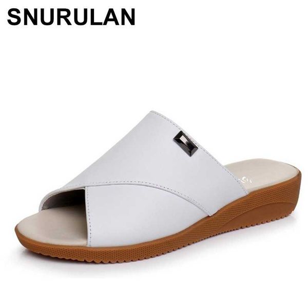 snurulanwomen slipper flat sandals geunine leather peep toe woman sandals ladies mules summer shoes big size 34-43, Black
snurulanwomen slipper flat sandals geunine leather peep toe woman sandals ladies mules summer shoes big size 34-43, Black