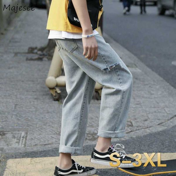 men jeans summer holes ripped washed solid simple all-match mens retro leisure daily streetwear hip-hop denim trousers chic new, Blue
men jeans summer holes ripped washed solid simple all-match mens retro leisure daily streetwear hip-hop denim trousers chic new, Blue