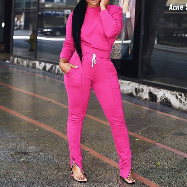 solid fashion casual women set zipper bottom pencil trousers long sleeve sweatshirt 2 piece sweatsuit ladies outfit tracksuit, Gray
solid fashion casual women set zipper bottom pencil trousers long sleeve sweatshirt 2 piece sweatsuit ladies outfit tracksuit, Gray