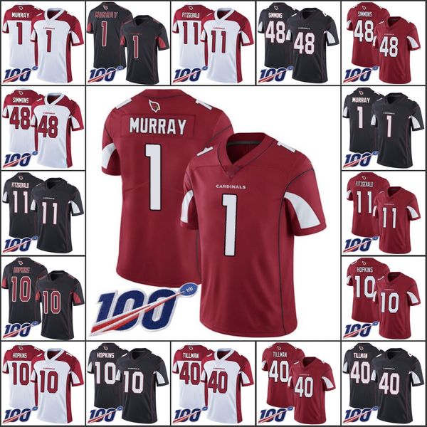 arizona cardinals men #1 kyler murray 11 larry fitzgerald 10 deandre hopkins 40 tillman women youth nfl 100th limited jersey, Black;red
arizona cardinals men #1 kyler murray 11 larry fitzgerald 10 deandre hopkins 40 tillman women youth nfl 100th limited jersey, Black;red