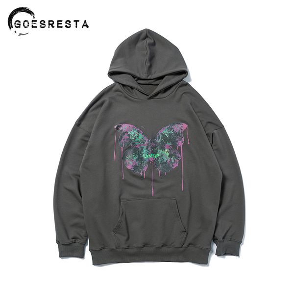 2020 streetwear butterfly printing men hoodies sweatshirts oversize loose hooded casual fashion harajuku hip hop hoodies men, Black
2020 streetwear butterfly printing men hoodies sweatshirts oversize loose hooded casual fashion harajuku hip hop hoodies men, Black