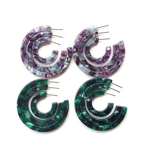 ujbox green acetate earrings for women wedding prom acetic acid hoop earrings jewelry accessories gift, Golden;silver
ujbox green acetate earrings for women wedding prom acetic acid hoop earrings jewelry accessories gift, Golden;silver