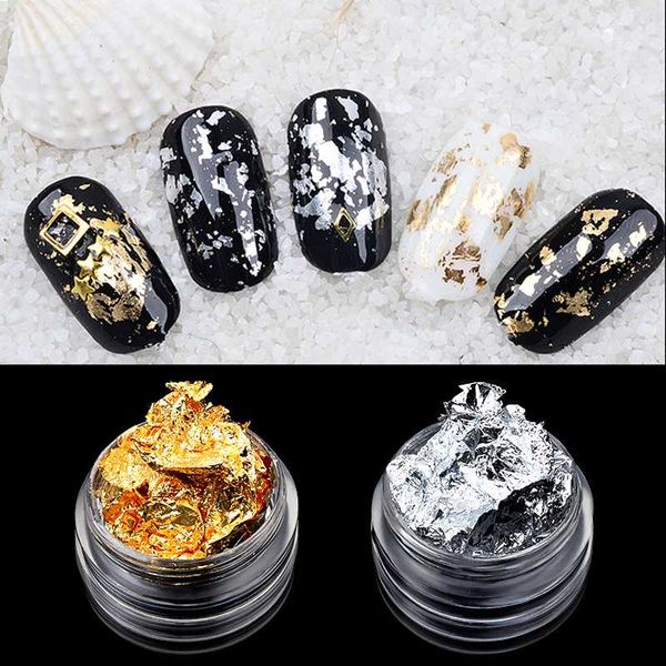 1 box nail sequins paillette aluminum irregular flakes gold pigment nail art decoration mirror glitter foils paper ing, Silver;gold
1 box nail sequins paillette aluminum irregular flakes gold pigment nail art decoration mirror glitter foils paper ing, Silver;gold