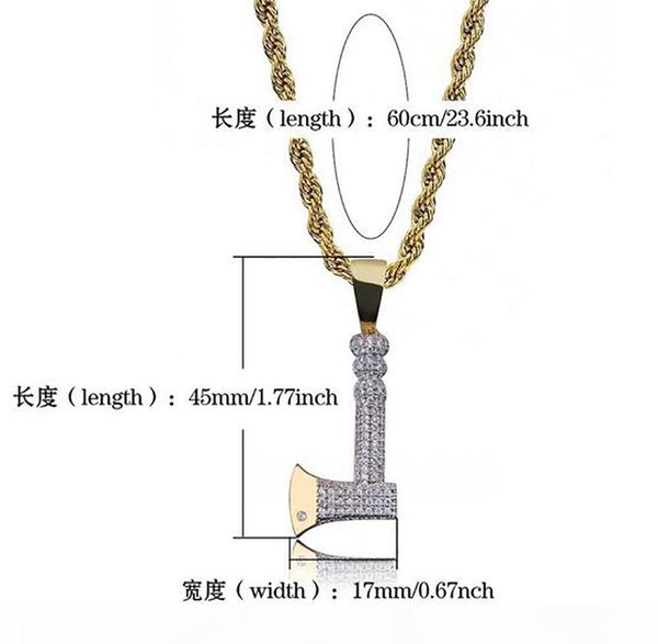 i retro cz gold axe pendant bling bling cz micro pave 18k yellow gold plated necklace cubic zirconia pendant hip hop jewelry, Silver
i retro cz gold axe pendant bling bling cz micro pave 18k yellow gold plated necklace cubic zirconia pendant hip hop jewelry, Silver