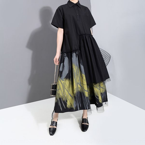 fashion 2020 new japanese and korean women's loose short sleeve dress printed dress summer 6138, Black;gray
fashion 2020 new japanese and korean women's loose short sleeve dress printed dress summer 6138, Black;gray