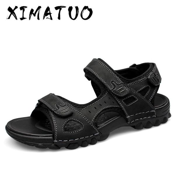 sandals leather men summer fashion shoes casual flat black beach slippers man sandales homme d ete
sandals leather men summer fashion shoes casual flat black beach slippers man sandales homme d ete