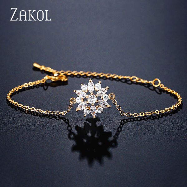 zakol fashion rose gold color flower cluster clear crystal zirconia bracelets bangle for women jewelry brincos fsbp2155, Black
zakol fashion rose gold color flower cluster clear crystal zirconia bracelets bangle for women jewelry brincos fsbp2155, Black
