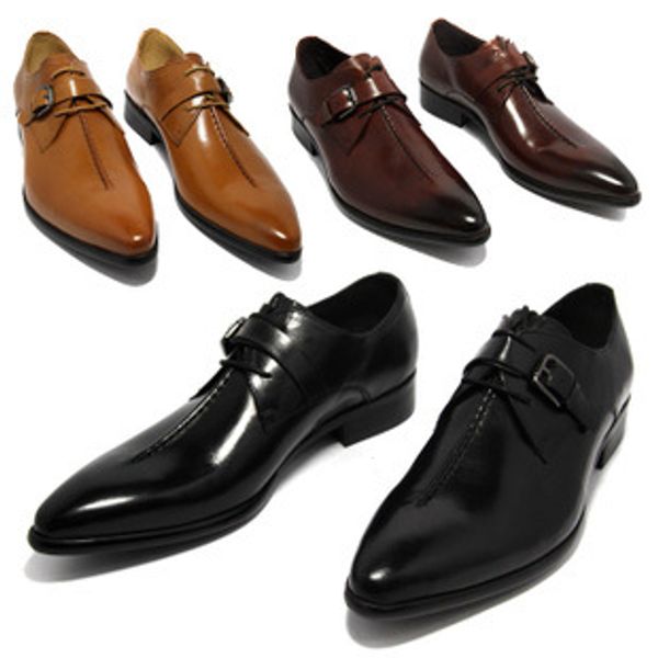 handsome2020 men's business pointed buckle single fashion british korean style hair stylist shoes genuine leather cool, Black
handsome2020 men's business pointed buckle single fashion british korean style hair stylist shoes genuine leather cool, Black
