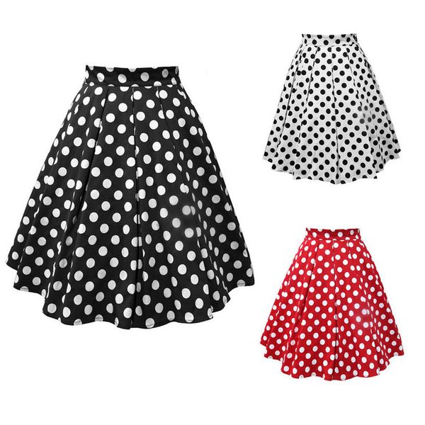 38 women polka dot print skirts faldas mujer women vintage pleated skirt polka dot skirt printed mid skirts 2020, Black
38 women polka dot print skirts faldas mujer women vintage pleated skirt polka dot skirt printed mid skirts 2020, Black