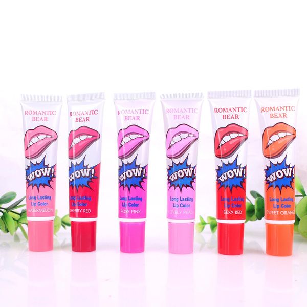 

Tear pull Non-stick Cup Professional make-up Tender powder Full Colors Natural ingredients No decolorization Waterproof Student Lip Gloss !