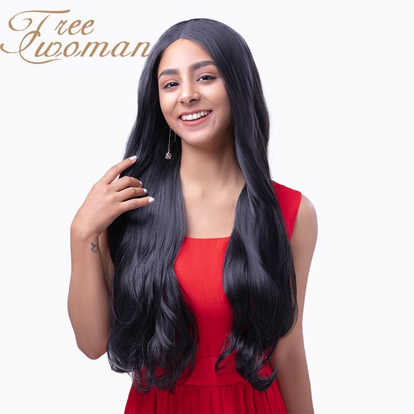 oman black long water wave synthetic wig middle part with natural hairline women wigs heat resistant fiber party hair
oman black long water wave synthetic wig middle part with natural hairline women wigs heat resistant fiber party hair