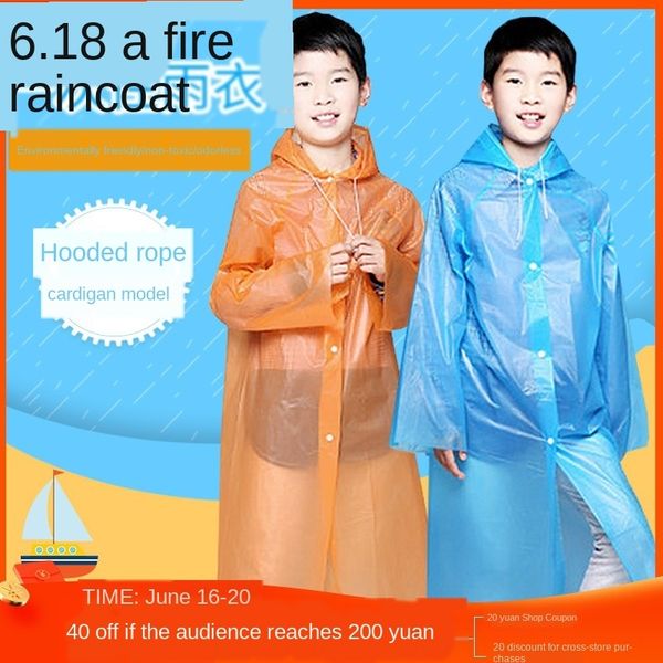 ixl8g children's disposable raincoat students boys and girls kindergarten school opening protective foam waterproof protection camping, Black
ixl8g children's disposable raincoat students boys and girls kindergarten school opening protective foam waterproof protection camping, Black