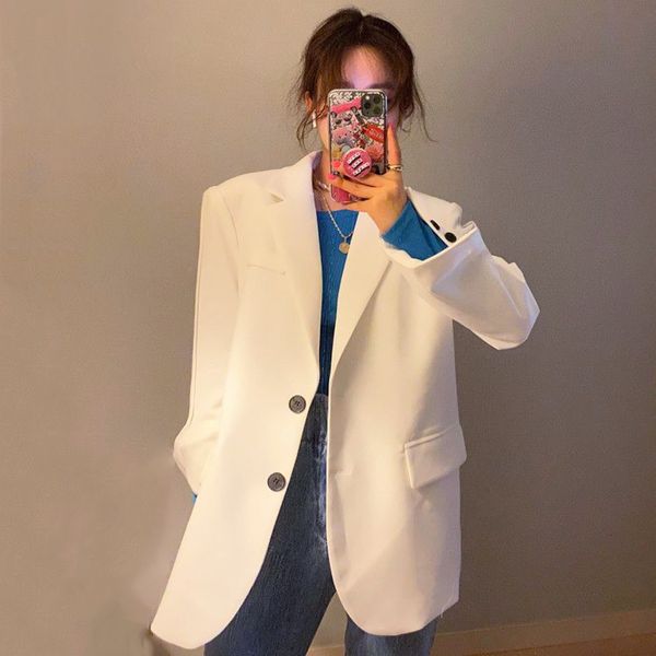comel2020 fashion autumn women blazers and jackets work office lady suit slim business solid color coat, White;black
comel2020 fashion autumn women blazers and jackets work office lady suit slim business solid color coat, White;black