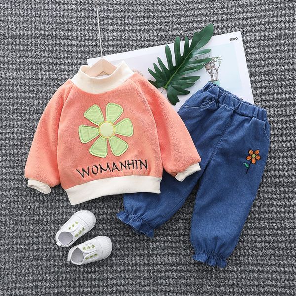 clothing sets girls clothes spring autumn children fashion cotton thick velvet pullover pants 2pcs tracksuits for baby outfits, White
clothing sets girls clothes spring autumn children fashion cotton thick velvet pullover pants 2pcs tracksuits for baby outfits, White