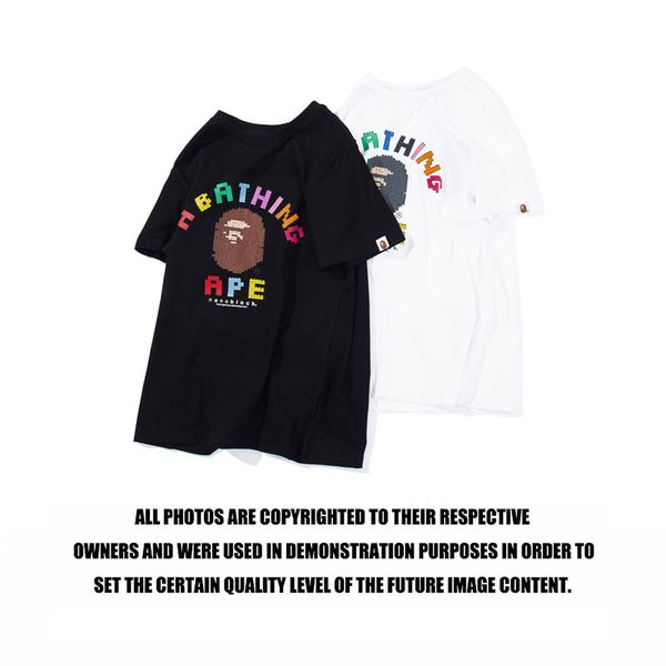 men's t-shirt fashion styling short-sleeved bathing ape high-quality cotton t-shirt men's design popular trend t-shirt short-sleev, White;black
men's t-shirt fashion styling short-sleeved bathing ape high-quality cotton t-shirt men's design popular trend t-shirt short-sleev, White;black