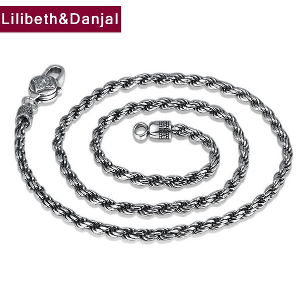 3mm thai silver men necklace 100% real 925 silver chain thick buddhist heart sutra rope pendant necklace jewelry fn31
3mm thai silver men necklace 100% real 925 silver chain thick buddhist heart sutra rope pendant necklace jewelry fn31
