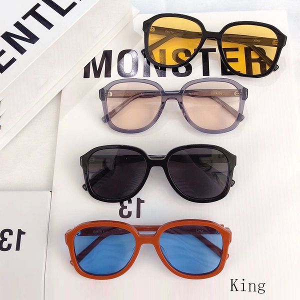 korea brand designer gentle king sunglasses women men uv400 pilot sun glasses with original packaging, White;black
korea brand designer gentle king sunglasses women men uv400 pilot sun glasses with original packaging, White;black