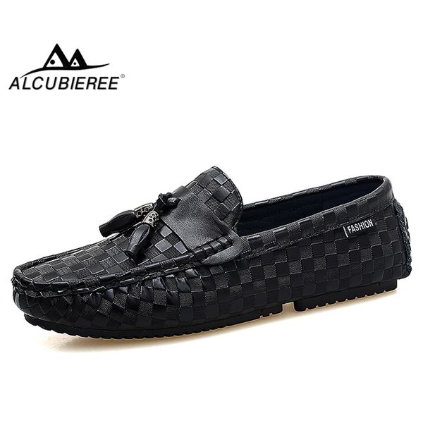 alcubieree men casual moccasins tassel loafers fashion embossing boat shoes male slip-on breathable driving shoes men footwear, Black
alcubieree men casual moccasins tassel loafers fashion embossing boat shoes male slip-on breathable driving shoes men footwear, Black