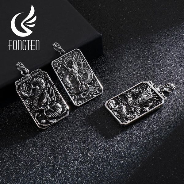 fongten vintage china dragon stainless steel hip hop chain black double side blessing pendant necklace men fashion jewelry, Silver
fongten vintage china dragon stainless steel hip hop chain black double side blessing pendant necklace men fashion jewelry, Silver