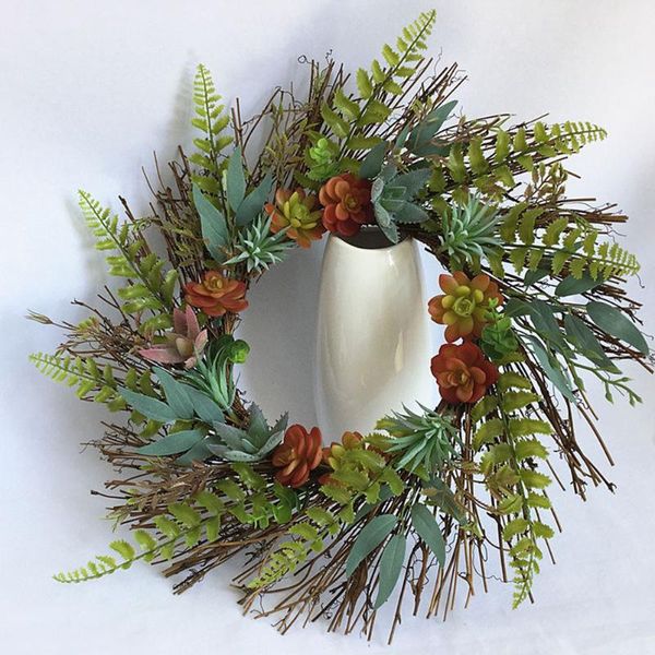 artificial succulent garland wedding party wall door hanging decoration simulaiton plant flower wreath for thanksgiving days
artificial succulent garland wedding party wall door hanging decoration simulaiton plant flower wreath for thanksgiving days