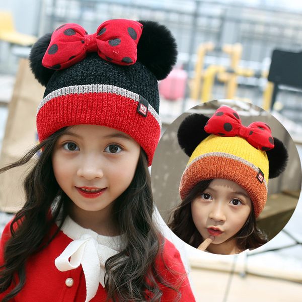 big bows knitted baby girl hat cap autumn winter warm kids baby winter hat solid color beanie bonnet enfant child muts, Yellow
big bows knitted baby girl hat cap autumn winter warm kids baby winter hat solid color beanie bonnet enfant child muts, Yellow