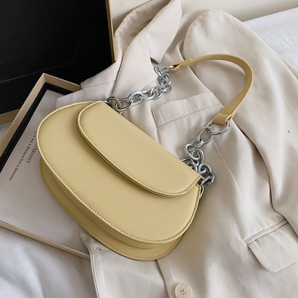 solid color flap saddle bag 2020 fashion new pu leather women's designer handbag chain shoulder bags armpit bag
solid color flap saddle bag 2020 fashion new pu leather women's designer handbag chain shoulder bags armpit bag