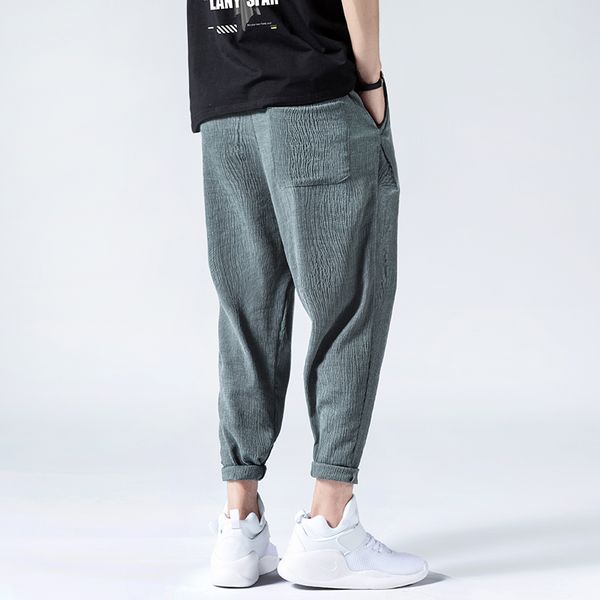 men's pants summer thin ice silk casual men fashion hip hop loose plus size quick drying mens clothing harajuku harem male, Black
men's pants summer thin ice silk casual men fashion hip hop loose plus size quick drying mens clothing harajuku harem male, Black