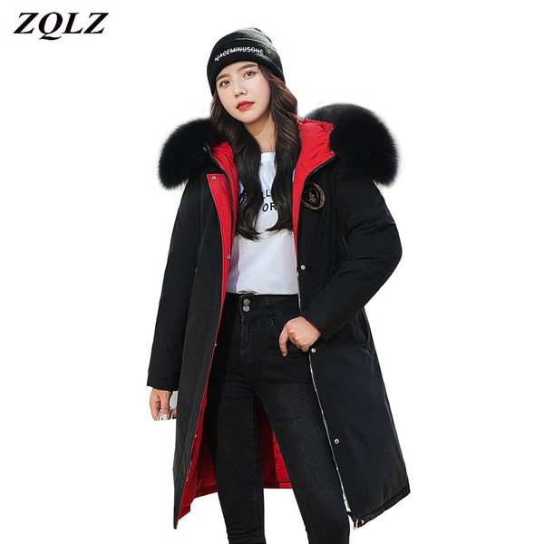 zqlz winter jacket women 2020 plus size hooded fur collar black long parka mujer casual loose warm thick down cotton coat female
zqlz winter jacket women 2020 plus size hooded fur collar black long parka mujer casual loose warm thick down cotton coat female