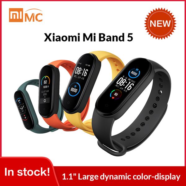 (presale)2020 xiaomi mi band 5 smart bracelet 4 color amoled screen miband 5 fitness tracker sport waterproof smartband bluetooth 5.0
(presale)2020 xiaomi mi band 5 smart bracelet 4 color amoled screen miband 5 fitness tracker sport waterproof smartband bluetooth 5.0