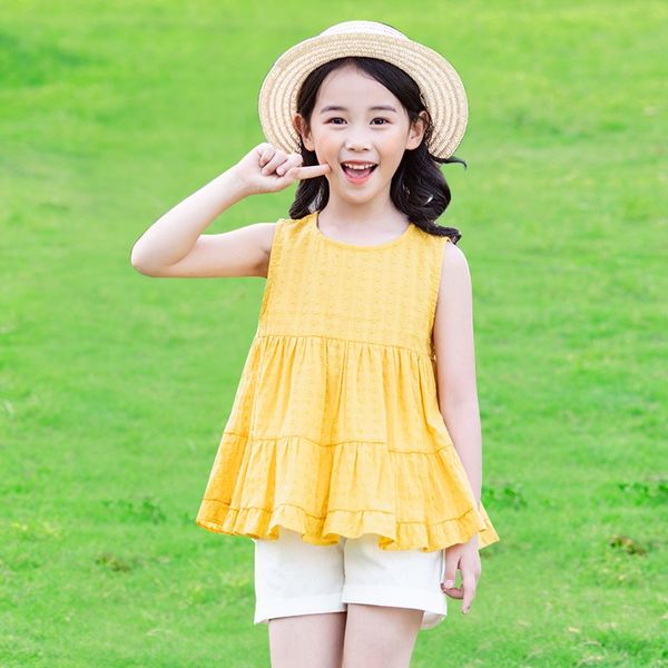 ncuib 2020 new summer clothes korean clothes medium and large sleeveless children's clothing doll children's clothing t-shirt cott, White;black
ncuib 2020 new summer clothes korean clothes medium and large sleeveless children's clothing doll children's clothing t-shirt cott, White;black