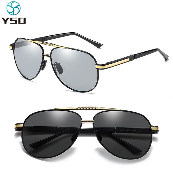 yso 2020 pchromic polarized sunglasses for men women uv protection sunglasses for car driving night and day glasses 515, White;black
yso 2020 pchromic polarized sunglasses for men women uv protection sunglasses for car driving night and day glasses 515, White;black