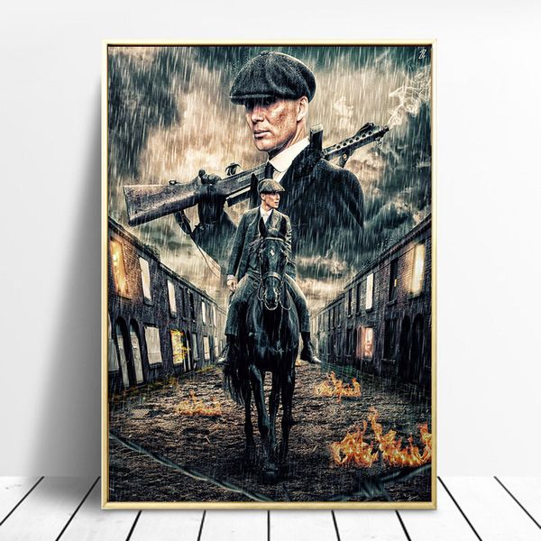 peaky blinders season tv show series postes and prints hd print quadro wall art for living room home decor (no frame 
peaky blinders season tv show series postes and prints hd print quadro wall art for living room home decor (no frame