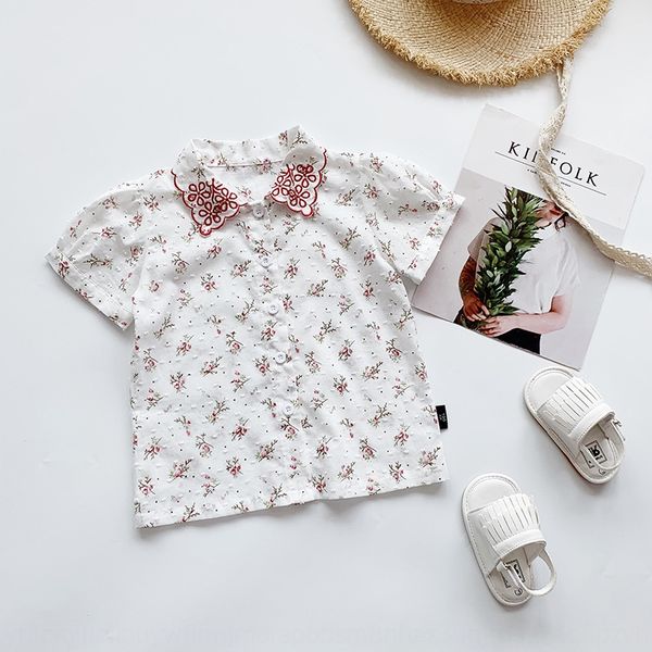 children's short-sleeved 2020 summer new korean style fashionable cotton comfortable floral girl's shirt shirt, White;black
children's short-sleeved 2020 summer new korean style fashionable cotton comfortable floral girl's shirt shirt, White;black