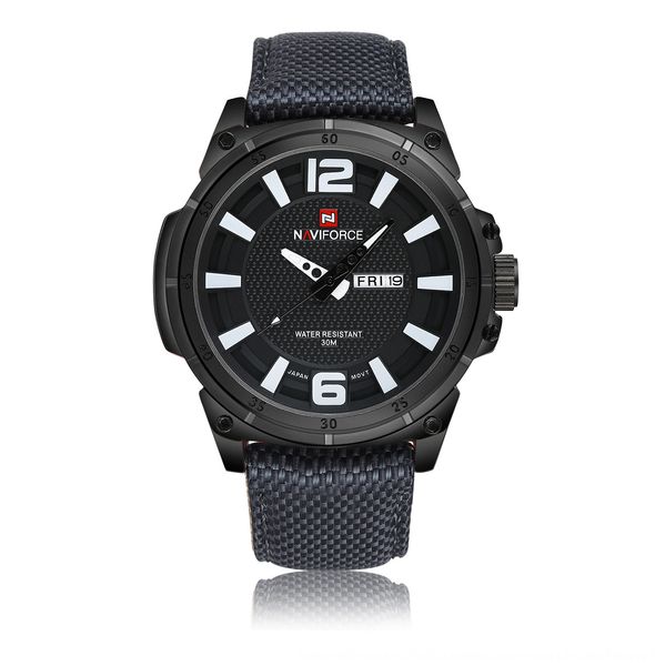 naviforce lingxiang 9066 нейлон ремень водонепроницаемый кварц календарь календарь мужские часы бизнес-часы мужские, Blue
naviforce lingxiang 9066 нейлон ремень водонепроницаемый кварц календарь календарь мужские часы бизнес-часы мужские, Blue