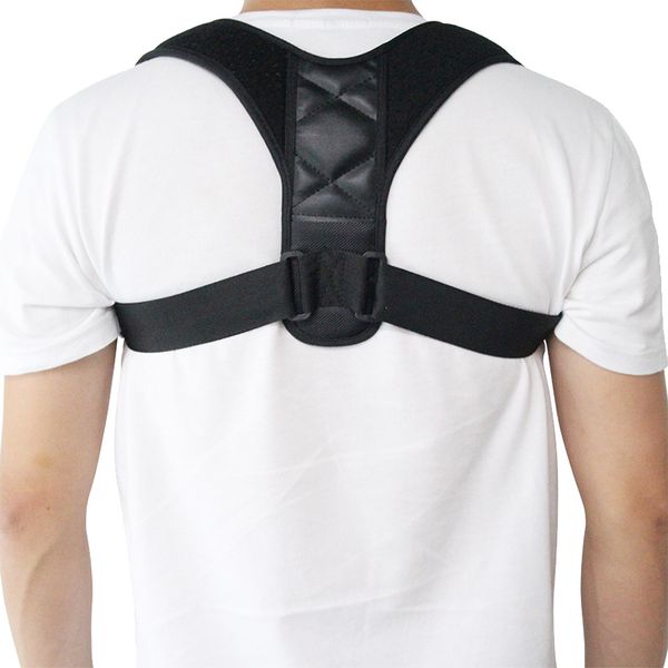 new adjustable back posture corrector spine comfortable upper back brace clavicle support for thoracic kyphosis and shoulder, Black;blue
new adjustable back posture corrector spine comfortable upper back brace clavicle support for thoracic kyphosis and shoulder, Black;blue