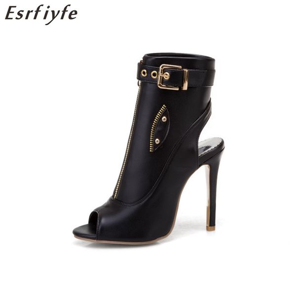 esrfiyfe 2020 new fashion high heels buckle sandals women peep toe shoes elegant ankle strap front zipper summer shoes woman, Black
esrfiyfe 2020 new fashion high heels buckle sandals women peep toe shoes elegant ankle strap front zipper summer shoes woman, Black