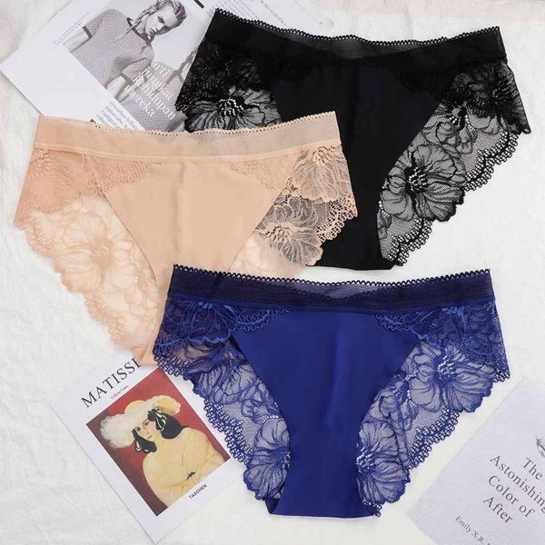 women's panties 1pcs ice silk women thongs g string seamless female underwear lace low-rise lingerie panty intimates, Black;pink
women's panties 1pcs ice silk women thongs g string seamless female underwear lace low-rise lingerie panty intimates, Black;pink
